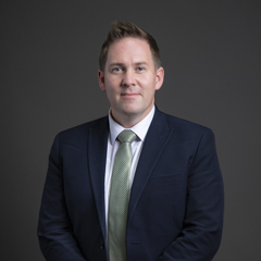 Official portrait of Dr Sam Rushworth